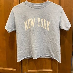 Brandy Melville: Light Blue “New York” - Tee